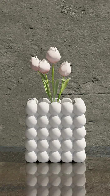 Chậu hoa trang trí Bubble 5x5: Mẫu in 3D đẹp mắt cho ngôi nhà - Image 3