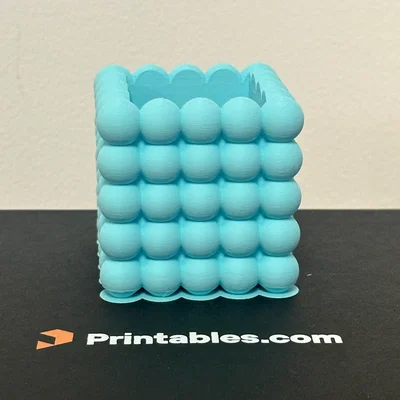 Chậu hoa trang trí Bubble 5x5: Mẫu in 3D đẹp mắt cho ngôi nhà