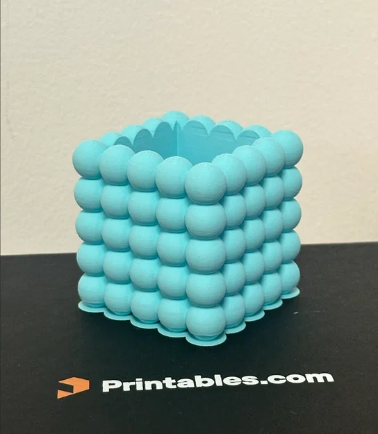 Chậu hoa trang trí Bubble 5x5: Mẫu in 3D đẹp mắt cho ngôi nhà - Image 5
