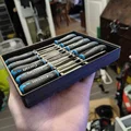 Khay đựng dũa cầm tay Gridfinity (Needle File Tray) siêu gọn - Thumbnail 1