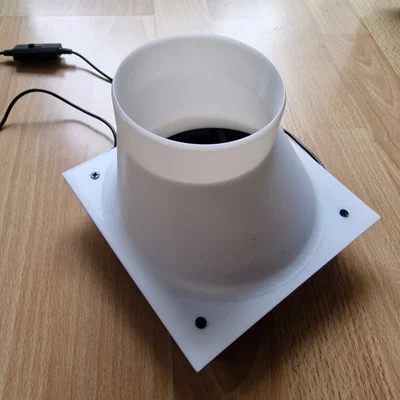 Bộ chuyển đổi ống dẫn khí 140mm sang 100mm cho quạt tản nhiệt
