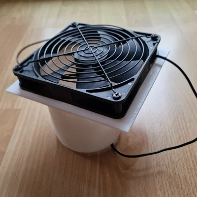 Bộ chuyển đổi ống dẫn khí 140mm sang 100mm cho quạt tản nhiệt