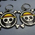 Móc khóa One Piece 4 màu in 3D cực chất cho fan Mũ Rơm - Thumbnail 3