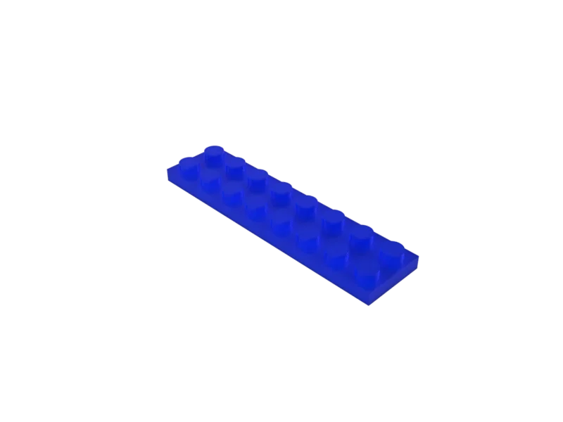 Tấm đế lego 2x8 (lego flat brick) tiêu chuẩn - Image 1