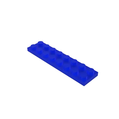 Tấm đế lego 2x8 (lego flat brick) tiêu chuẩn