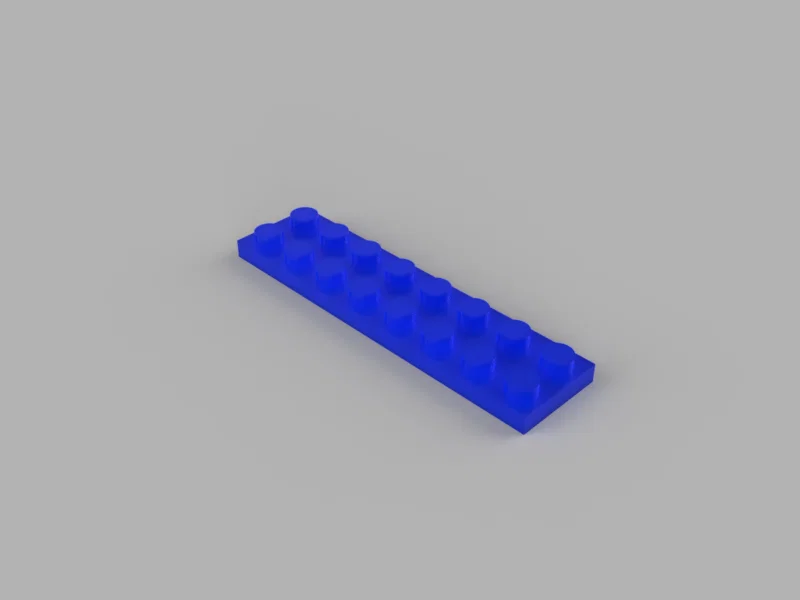 Tấm đế lego 2x8 (lego flat brick) tiêu chuẩn - Image 2