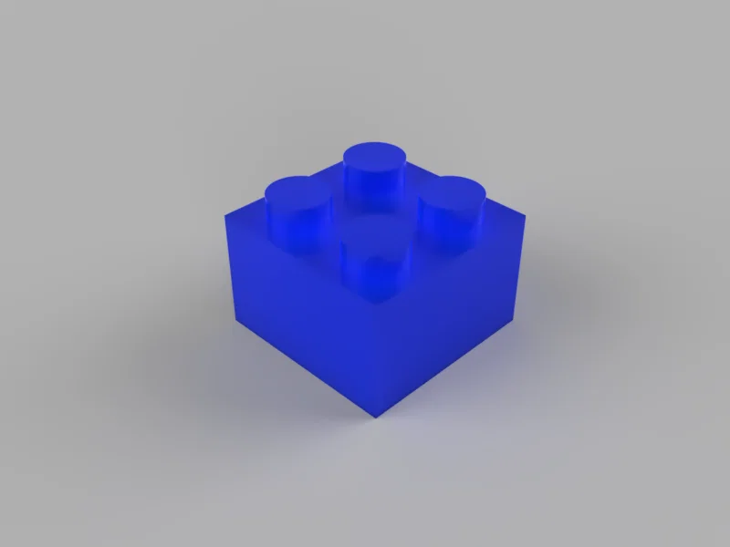 Mô hình gạch lắp ráp 2x2 kiểu Lego - File in 3D miễn phí - Image 2