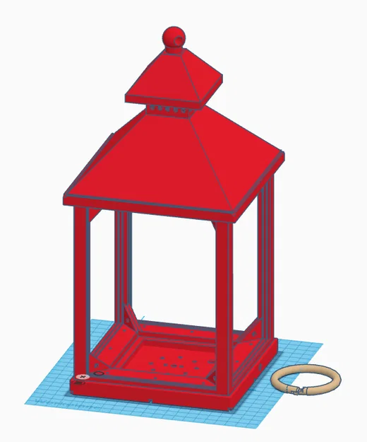 Mô hình lồng đèn trang trí Lantern v2 cho máy in 3D - Image 1