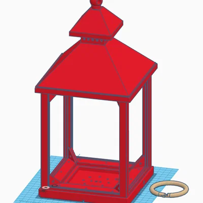 Mô hình lồng đèn trang trí Lantern v2 cho máy in 3D