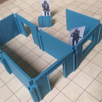 Bộ mô hình địa hình 3D lắp ghép cho game TTRPG và chiến thuật