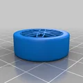 Mô hình xe Fennec từ Rocket League in 3D chi tiết - Thumbnail 4