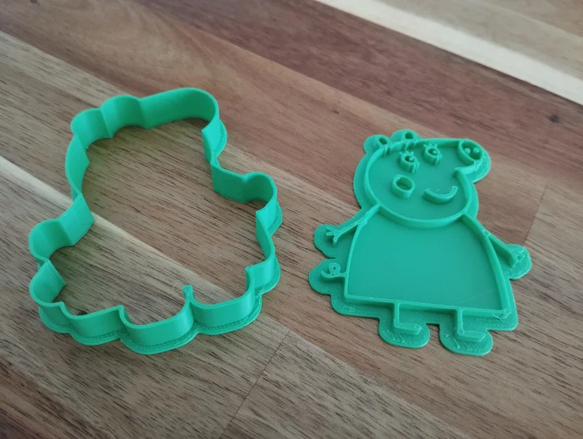 Khuôn cắt bánh quy 3D hình Mẹ Heo (Mama Pig) cho bé - Image 2