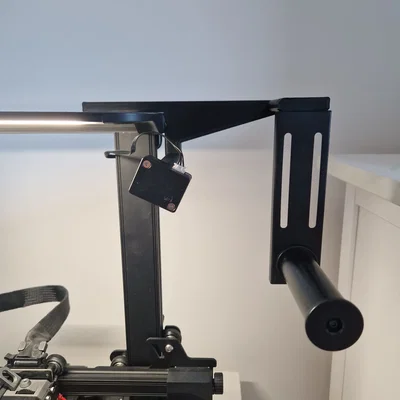Giá treo cuộn nhựa bên hông tối ưu chiều cao cho Ender 3 S1 Pro
