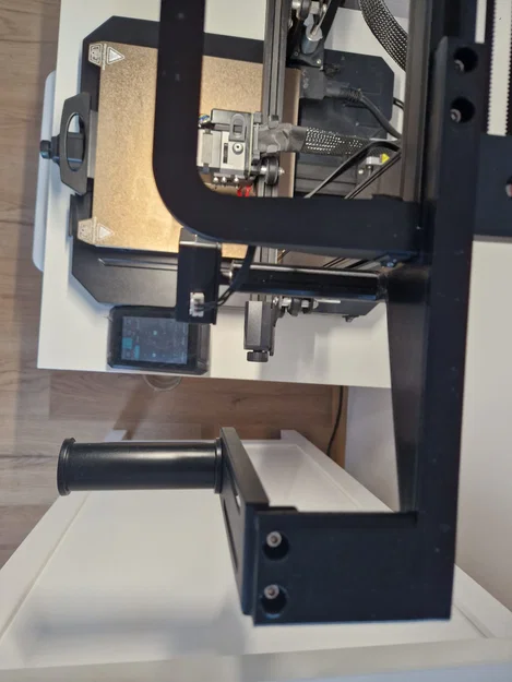 Giá treo cuộn nhựa bên hông tối ưu chiều cao cho Ender 3 S1 Pro - Image 2