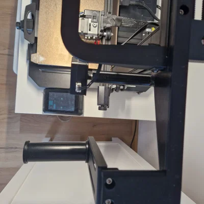 Giá treo cuộn nhựa bên hông tối ưu chiều cao cho Ender 3 S1 Pro