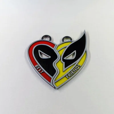 Móc khóa Deadpool & Wolverine Best Friends (File in 3D)