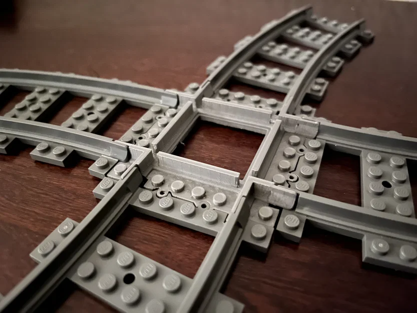 Đường ray tàu LEGO City tương thích: crossing, buffers và phụ kiện khác - Image 2