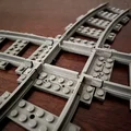 Đường ray tàu LEGO City tương thích: crossing, buffers và phụ kiện khác - Thumbnail 2