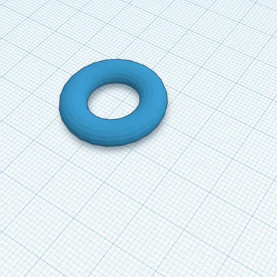 Mô hình nhẫn (ring) 3D đơn giản, dễ in ấn