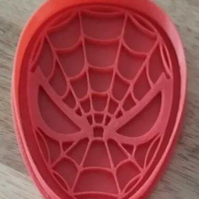 Khuôn cắt bánh quy hình mặt nạ Spiderman in 3D độc đáo
