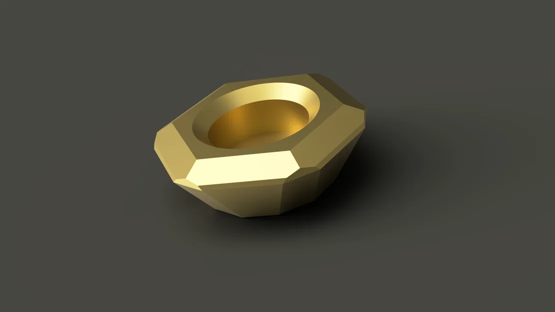 Chân đế nến trà (tea-light holder) hình học 3D độc đáo - Image 2