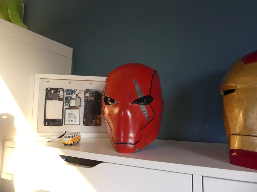 Mô hình mặt nạ Red Hood chất lượng cao cho máy in 3D Ender 3 - Image 1