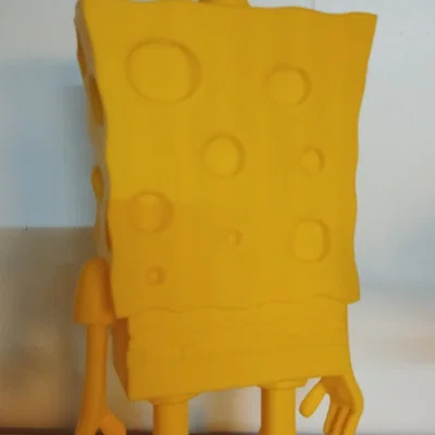Mô hình 3D SpongeBob SquarePants đáng yêu để trang trí
