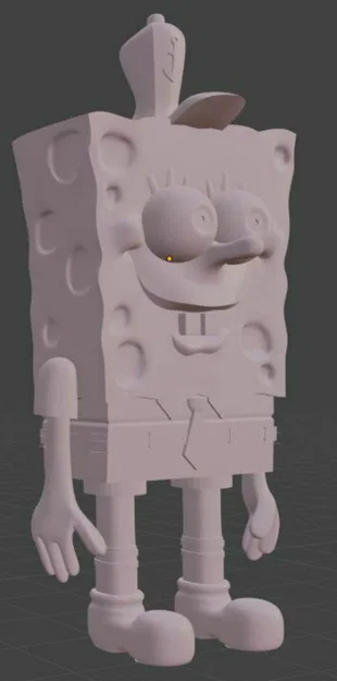 Mô hình 3D SpongeBob SquarePants đáng yêu để trang trí - Image 4