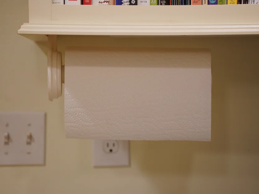 Giá đỡ giấy cuộn có cơ chế bánh cóc (Ratcheting paper towel holder) - Image 3