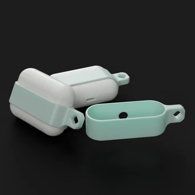 Ốp lưng Minimal cho Airpods Pro có móc treo chìa khóa