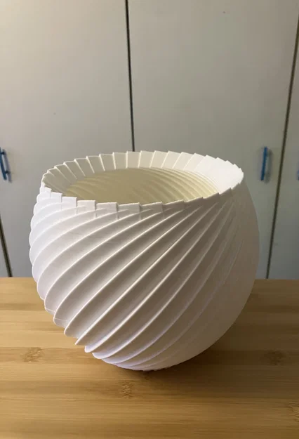 Chậu cây xoắn ốc (Spiral pot) in 3D trang trí nhà cửa cực đẹp - Image 2