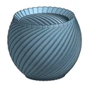 Chậu cây xoắn ốc (Spiral pot) in 3D trang trí nhà cửa cực đẹp - Thumbnail 4