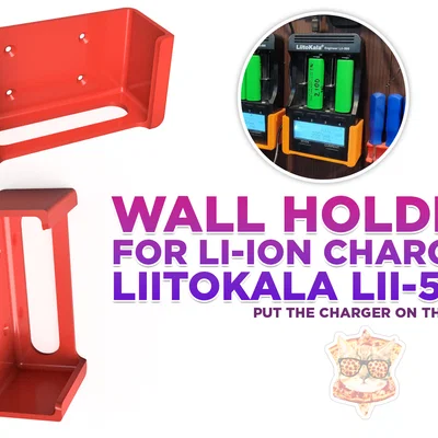 Giá treo tường cho bộ sạc LiitoKala Lii-500