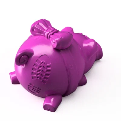 Chú heo thắt nơ đáng yêu