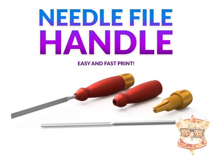 Tay Cầm Cho Dũa Kim (Needle File Handle) - Image 1