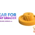 Bánh răng 3D thay thế cho máy xay thịt Zelmer, Gorenje - Thumbnail 1