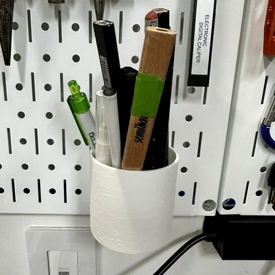 Cốc đựng đồ đa năng cho bảng đục lỗ Pegboard 1 inch
