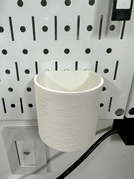 Cốc đựng đồ đa năng cho bảng đục lỗ Pegboard 1 inch - Image 3