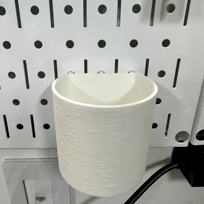 Cốc đựng đồ đa năng cho bảng đục lỗ Pegboard 1 inch