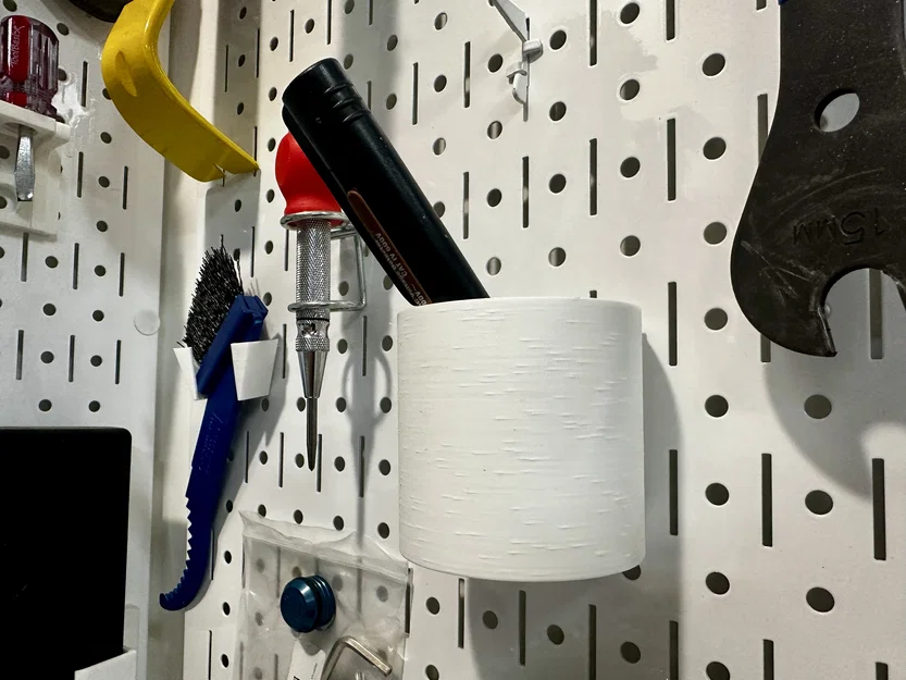 Cốc đựng đồ đa năng cho bảng đục lỗ Pegboard 1 inch - Image 5