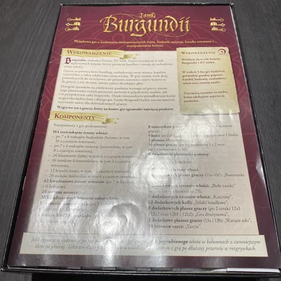 Khay in 3D đựng linh kiện board game The Castles of Burgundy (2019)
