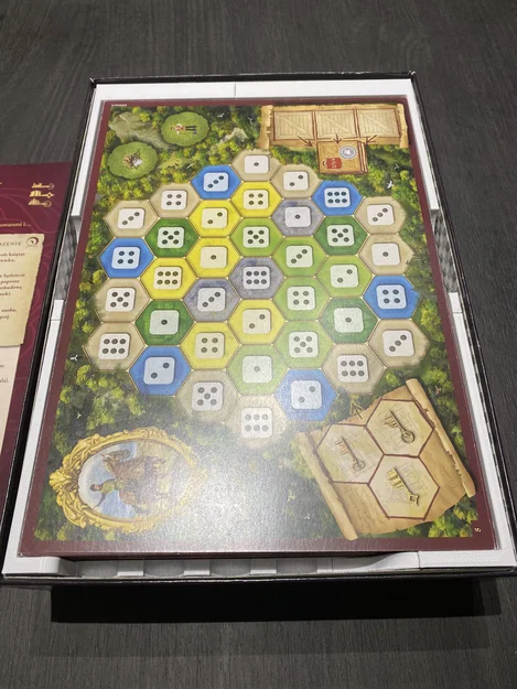 Khay in 3D đựng linh kiện board game The Castles of Burgundy (2019) - Image 3
