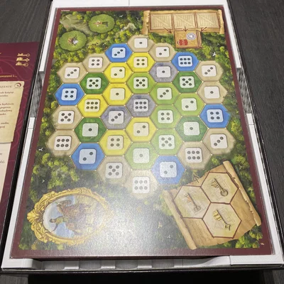 Khay in 3D đựng linh kiện board game The Castles of Burgundy (2019)
