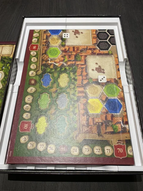 Khay in 3D đựng linh kiện board game The Castles of Burgundy (2019) - Image 4