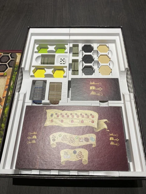 Khay in 3D đựng linh kiện board game The Castles of Burgundy (2019) - Image 5