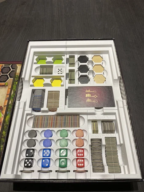 Khay in 3D đựng linh kiện board game The Castles of Burgundy (2019) - Image 6