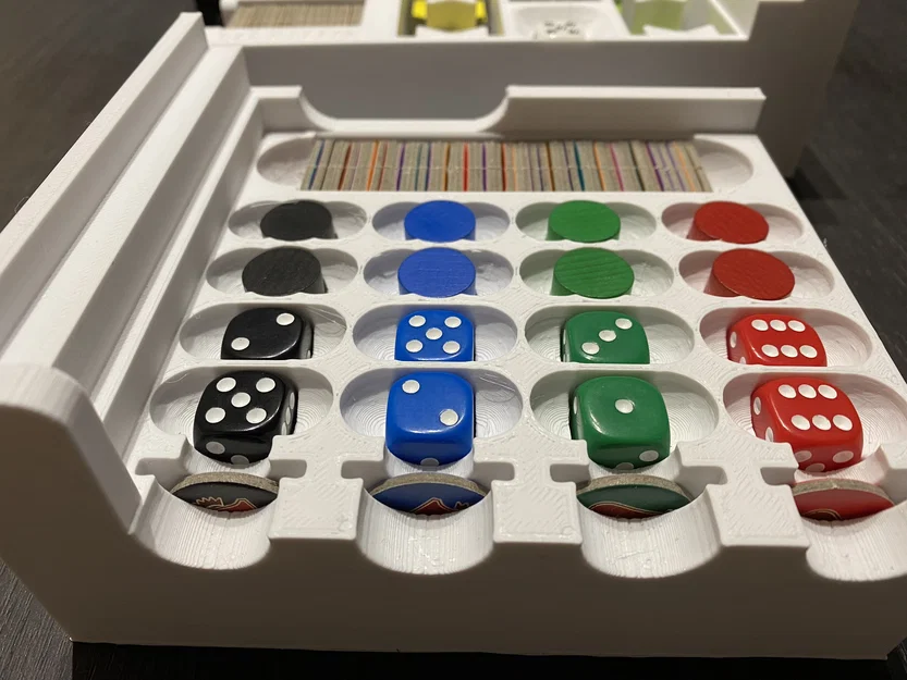 Khay in 3D đựng linh kiện board game The Castles of Burgundy (2019) - Image 8