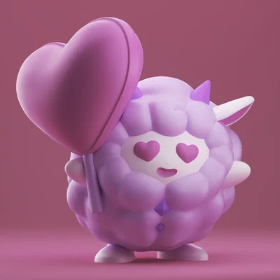 ♡♡♡ LAMBALL ĐÁNG YÊU ôm trái tim to bự, chú cừu kawaii siêu cưng từ game Palworld