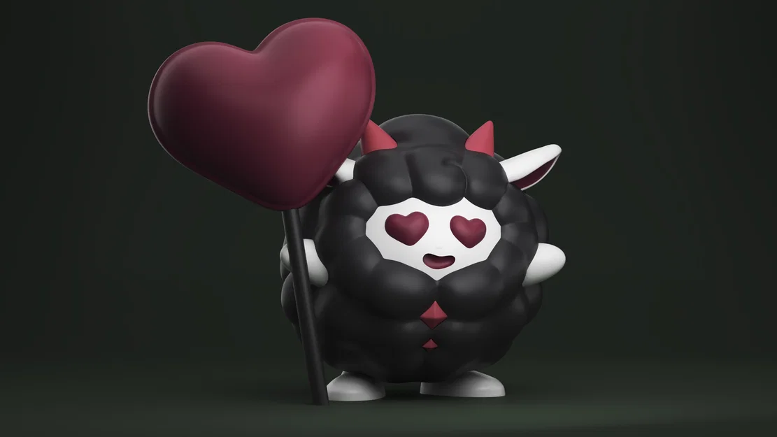 ♡♡♡ LAMBALL ĐÁNG YÊU ôm trái tim to bự, chú cừu kawaii siêu cưng từ game Palworld - Image 2