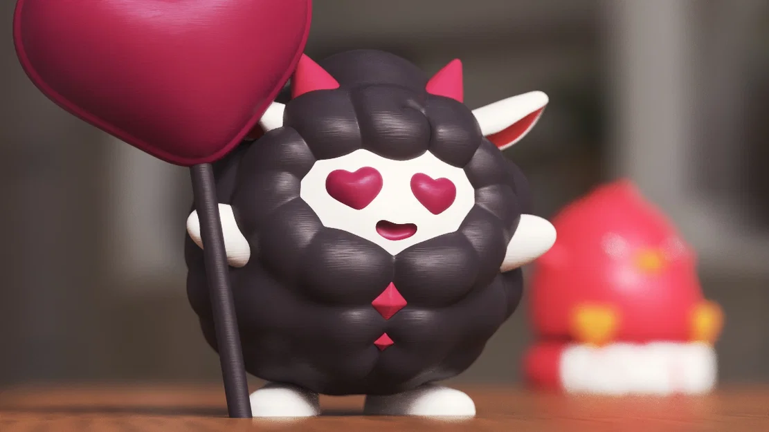 ♡♡♡ LAMBALL ĐÁNG YÊU ôm trái tim to bự, chú cừu kawaii siêu cưng từ game Palworld - Image 3